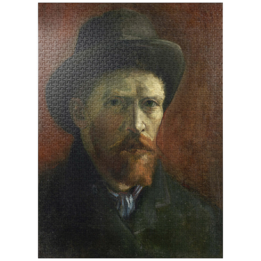 puzzleplate Vincent van Gogh's Self-Portrait with Dark Felt Hat (1886) 1000 Jigsaw Puzzle