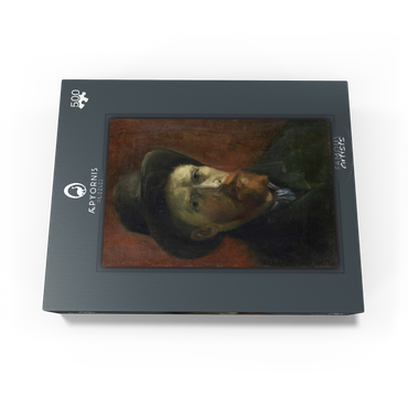 Vincent van Goghs Self-Portrait with Dark Felt Hat 1886 500 Jigsaw Puzzle box view1