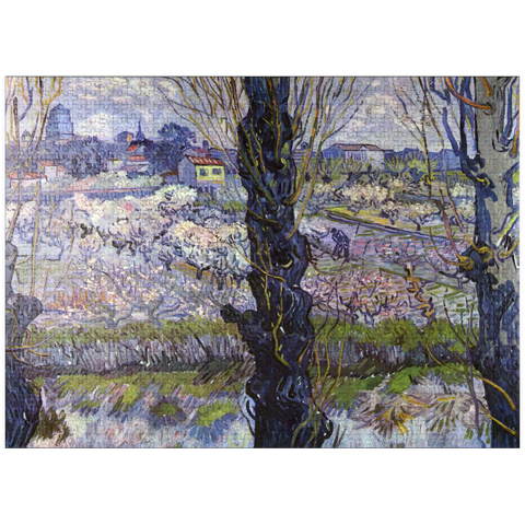 puzzleplate Vincent van Gogh's View of Arles, Flowering Orchards (1889) 1000 Jigsaw Puzzle