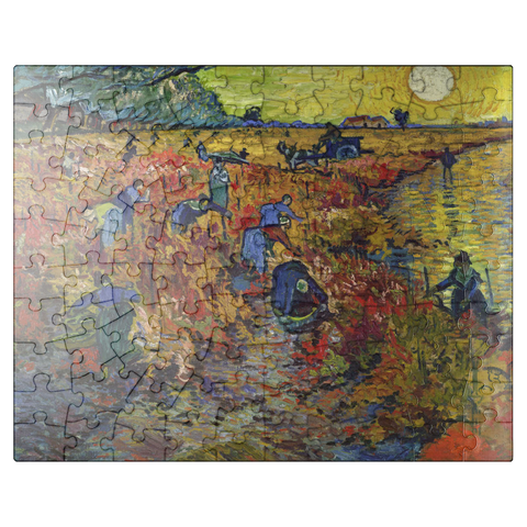 puzzleplate Vincent van Goghs The Red Vineyard 1888 100 Jigsaw Puzzle