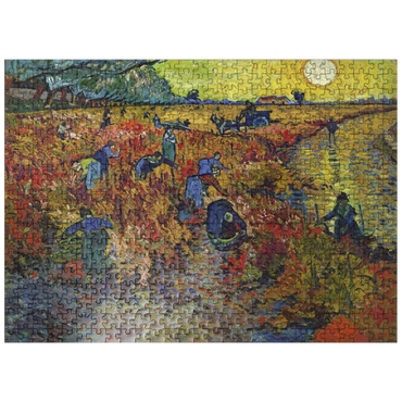 puzzleplate Vincent van Goghs The Red Vineyard 1888 500 Jigsaw Puzzle
