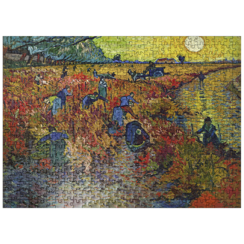 puzzleplate Vincent van Goghs The Red Vineyard 1888 500 Jigsaw Puzzle