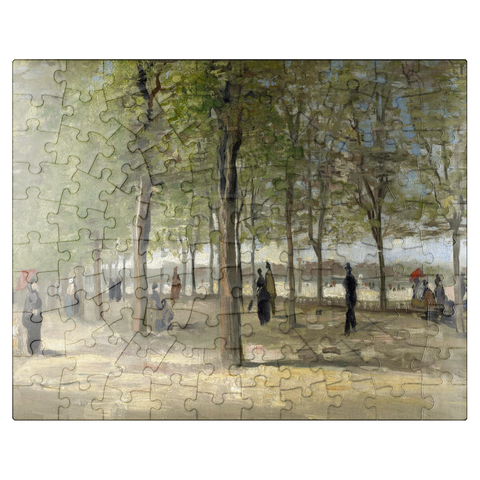 puzzleplate Vincent van Goghs Terrace in the Luxembourg Gardens 1886 100 Jigsaw Puzzle