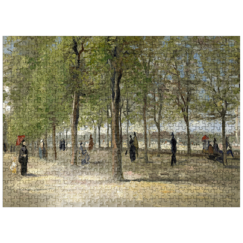 puzzleplate Vincent van Goghs Terrace in the Luxembourg Gardens 1886 500 Jigsaw Puzzle