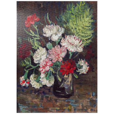 puzzleplate Vincent van Gogh's Vase with Carnations (1886) 1000 Jigsaw Puzzle