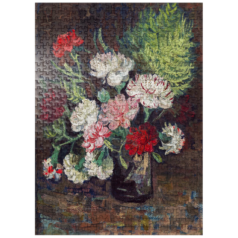 puzzleplate Vincent van Goghs Vase with Carnations 1886 500 Jigsaw Puzzle