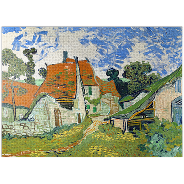 puzzleplate Vincent van Gogh's Street in Auvers-sur-Oise (1890) 1000 Jigsaw Puzzle
