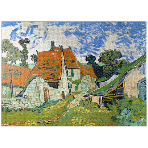 puzzleplate Vincent van Gogh's Street in Auvers-sur-Oise (1890) 1000 Jigsaw Puzzle