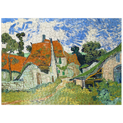 puzzleplate Vincent van Goghs Street in Auvers-sur-Oise 1890 500 Jigsaw Puzzle