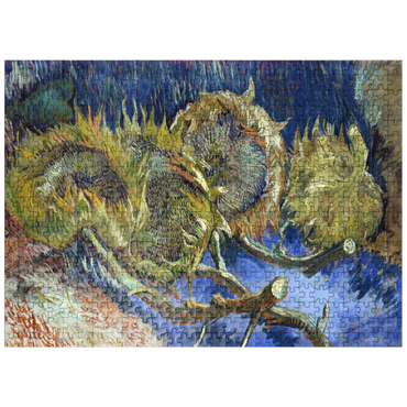 puzzleplate Vincent van Goghs Four Withered Sunflowers 1887 500 Jigsaw Puzzle