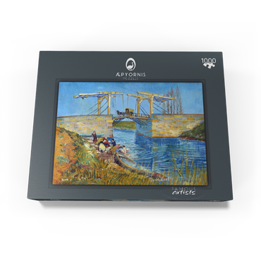 Vincent van Gogh's The Langlois Bridge at Arles with Women Washing (1888) 1000 Jigsaw Puzzle box view1