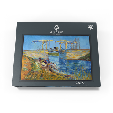 Vincent van Goghs The Langlois Bridge at Arles with Women Washing 1888 500 Jigsaw Puzzle box view1