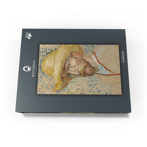 Vincent van Goghs Self-Portrait with a Straw Hat 1887 100 Jigsaw Puzzle box view1