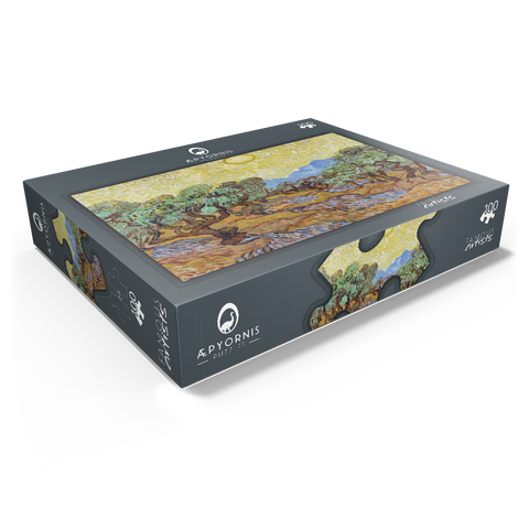 Vincent van Goghs Olive Trees 1889 100 Jigsaw Puzzle box view1