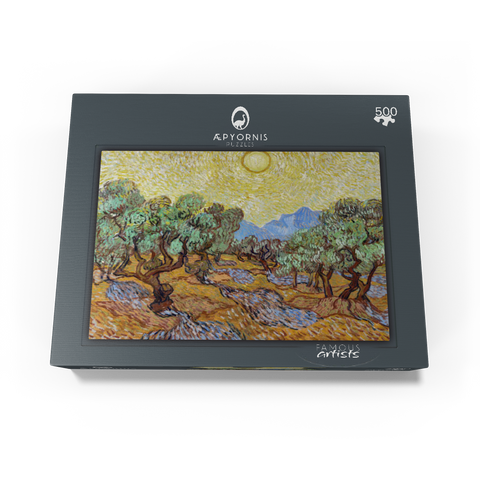 Vincent van Goghs Olive Trees 1889 500 Jigsaw Puzzle box view1