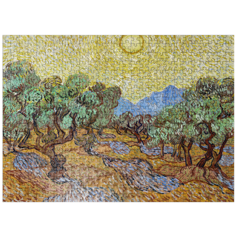 puzzleplate Vincent van Goghs Olive Trees 1889 500 Jigsaw Puzzle