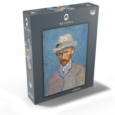 Vincent van Gogh's Self-portrait with a Gray Straw Hat (1887) 1000 Jigsaw Puzzle box view1