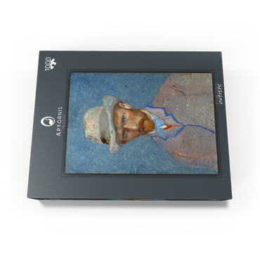Vincent van Gogh's Self-portrait with a Gray Straw Hat (1887) 1000 Jigsaw Puzzle box view1