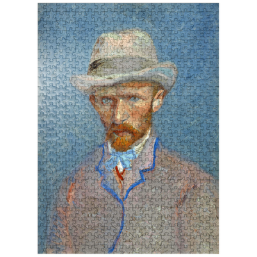 puzzleplate Vincent van Goghs Self-portrait with a Gray Straw Hat 1887 500 Jigsaw Puzzle