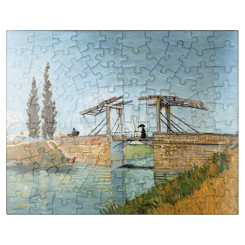 puzzleplate Vincent van Goghs Langlois Bridge at Arles 1888 100 Jigsaw Puzzle