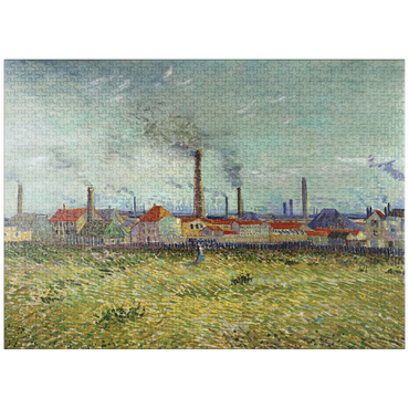puzzleplate Vincent van Gogh's Factories at Clichy (1887) 1000 Jigsaw Puzzle