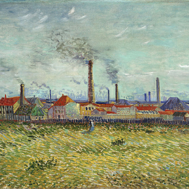 Vincent van Gogh's Factories at Clichy (1887) 1000 Jigsaw Puzzle 3D Modell