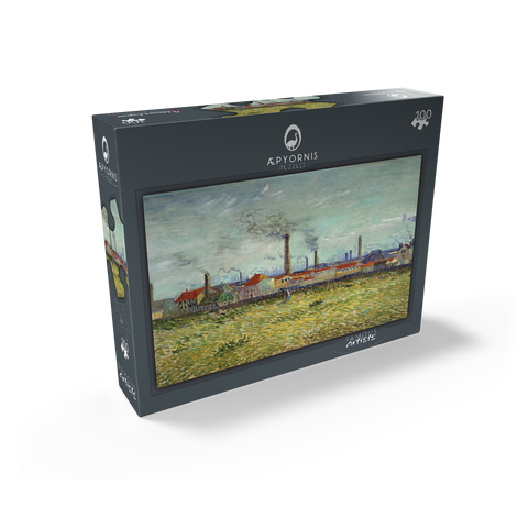 Vincent van Goghs Factories at Clichy 1887 100 Jigsaw Puzzle box view1