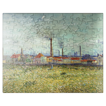 puzzleplate Vincent van Goghs Factories at Clichy 1887 100 Jigsaw Puzzle