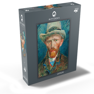 Self-portrait 1887 by Vincent van Gogh 100 Jigsaw Puzzle box view1