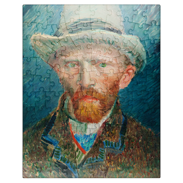 puzzleplate Self-portrait 1887 by Vincent van Gogh 100 Jigsaw Puzzle