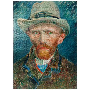 puzzleplate Self-portrait 1887 by Vincent van Gogh 500 Jigsaw Puzzle
