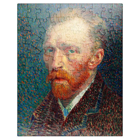 puzzleplate Self-Portrait 1887 by Vincent van Gogh 100 Jigsaw Puzzle