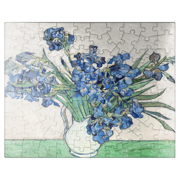 puzzleplate Irises 1890 by Vincent van Gogh 100 Jigsaw Puzzle
