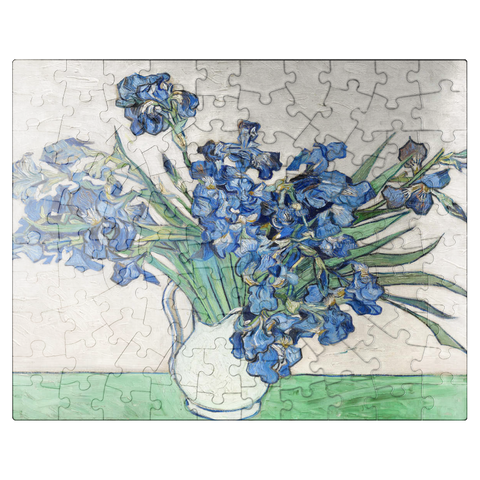 puzzleplate Irises 1890 by Vincent van Gogh 100 Jigsaw Puzzle
