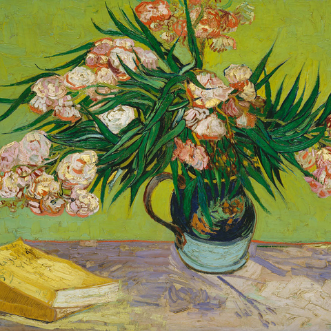Oleanders (1888) by Vincent van Gogh 1000 Jigsaw Puzzle 3D Modell