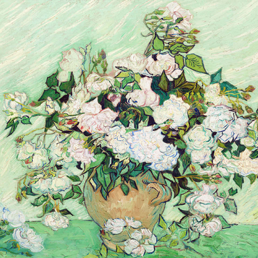 Roses 1890 by Vincent van Gogh 100 Jigsaw Puzzle 3D Modell