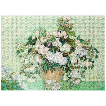 puzzleplate Roses 1890 by Vincent van Gogh 500 Jigsaw Puzzle