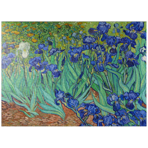 puzzleplate Irises (1889) by Vincent van Gogh 1000 Jigsaw Puzzle