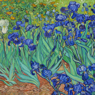 Irises 1889 by Vincent van Gogh 100 Jigsaw Puzzle 3D Modell