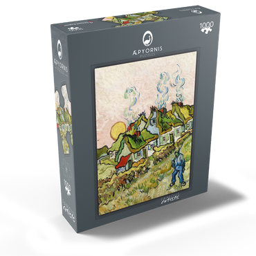 Houses and Figure (1890) by Vincent van Gogh 1000 Jigsaw Puzzle box view1