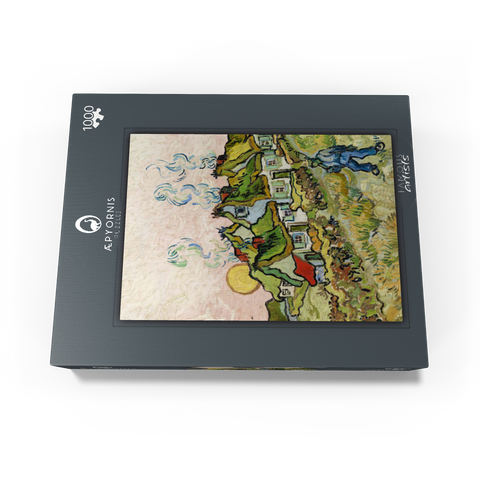 Houses and Figure (1890) by Vincent van Gogh 1000 Jigsaw Puzzle box view1
