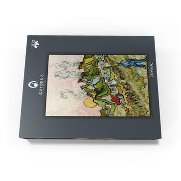 Houses and Figure 1890 by Vincent van Gogh 100 Jigsaw Puzzle box view1