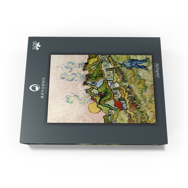 Houses and Figure 1890 by Vincent van Gogh 500 Jigsaw Puzzle box view1