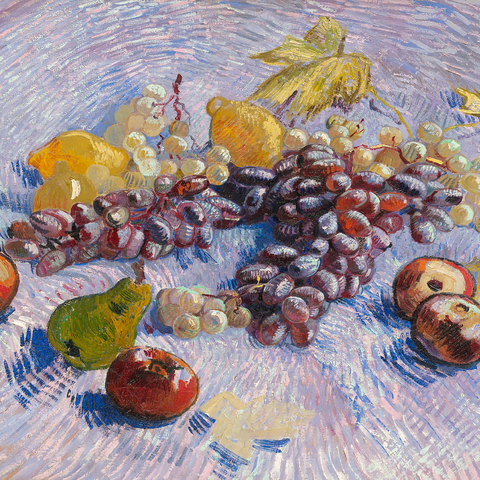 Grapes, Lemons, Pears, and Apples (1887) by Vincent van Gogh 1000 Jigsaw Puzzle 3D Modell