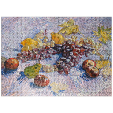 puzzleplate Grapes Lemons Pears and Apples 1887 by Vincent van Gogh 500 Jigsaw Puzzle