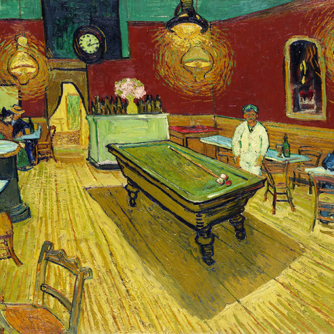 Le café de nuit The Night Café 1888 by Vincent van Gogh 100 Jigsaw Puzzle 3D Modell