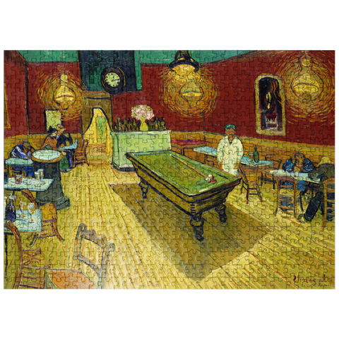 puzzleplate Le café de nuit The Night Café 1888 by Vincent van Gogh 500 Jigsaw Puzzle