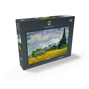 Wheat Field with Cypresses 1889 by Vincent van Gogh 500 Jigsaw Puzzle box view1