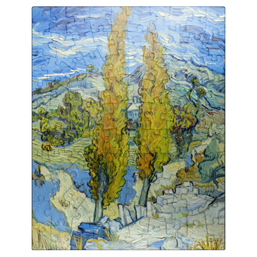 puzzleplate The Poplars at Saint-Rémy 1889 by Vincent van Gogh 100 Jigsaw Puzzle
