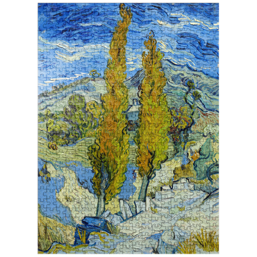 puzzleplate The Poplars at Saint-Rémy 1889 by Vincent van Gogh 500 Jigsaw Puzzle